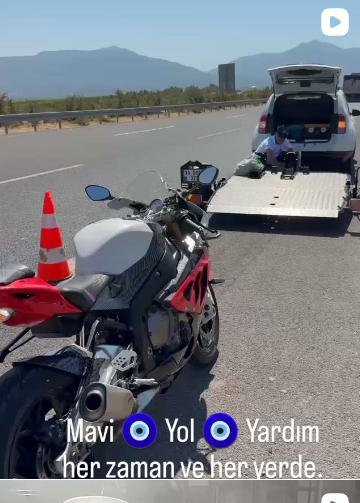 Mavi Yol Yardım Instagram paylaşımı